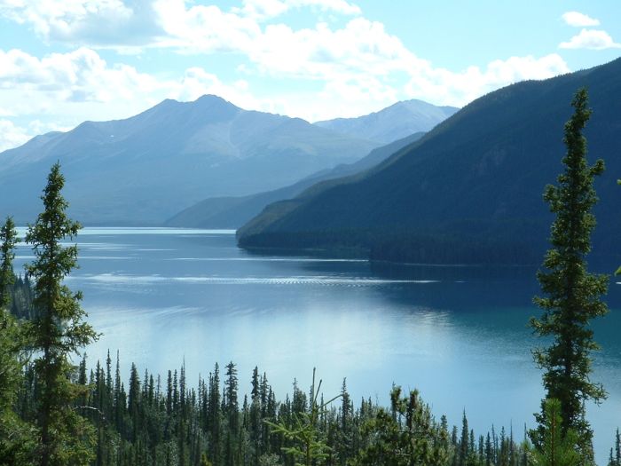 Muncho Lake, fly out for many great river trips here! 